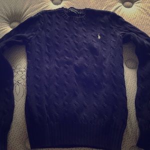 Navy blue Ralph Lauren crew neck sweater