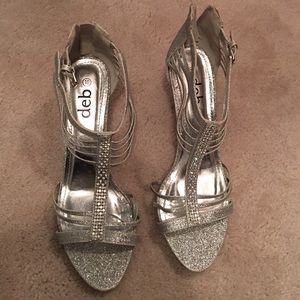 Silver Glitter pumps