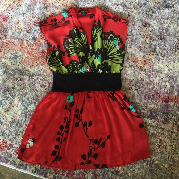 Floral peplum top