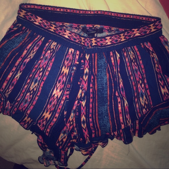 Printed forever 21 flowy shorts