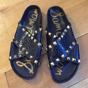 Sam Edelman studded slides