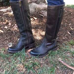 Dark Brown Guess Boots