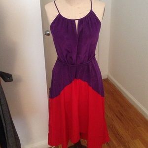Color block summer dress