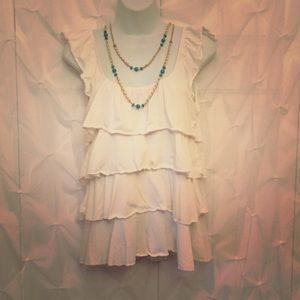 Set of 2 Express ruffled tanks!