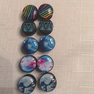 1/2 inch plugs 5 pairs For $20.00