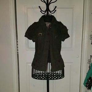 Dark Green Cargo Top