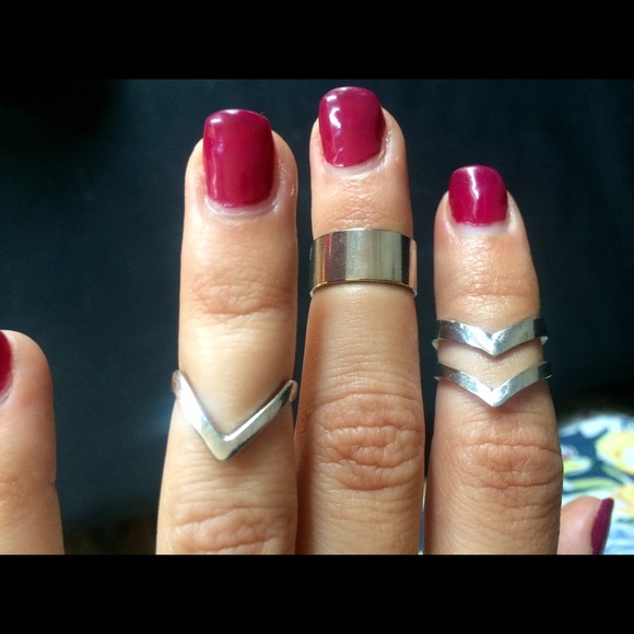 Silver Midi Rings! - Picture 2 of 3