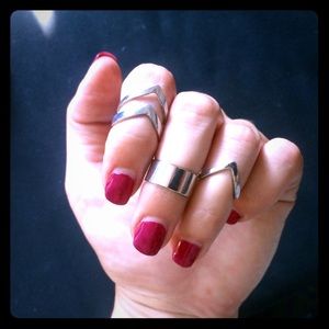 Silver Midi Rings!