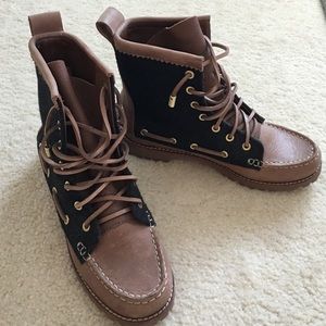 Tory Burch Combat Boots