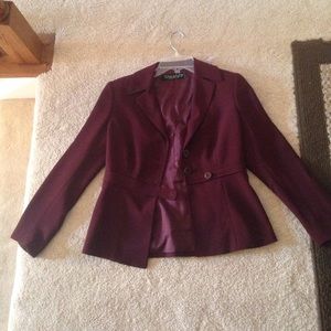 Mulberry Colored Tahari Suit Jacket (Final Sale)