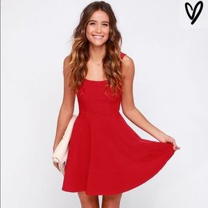 Lulus Red dress - price cut for a limited time-