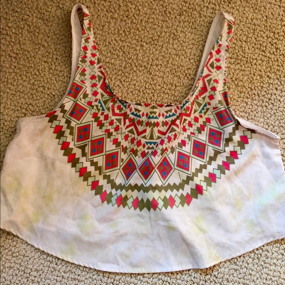 Colorful crop top