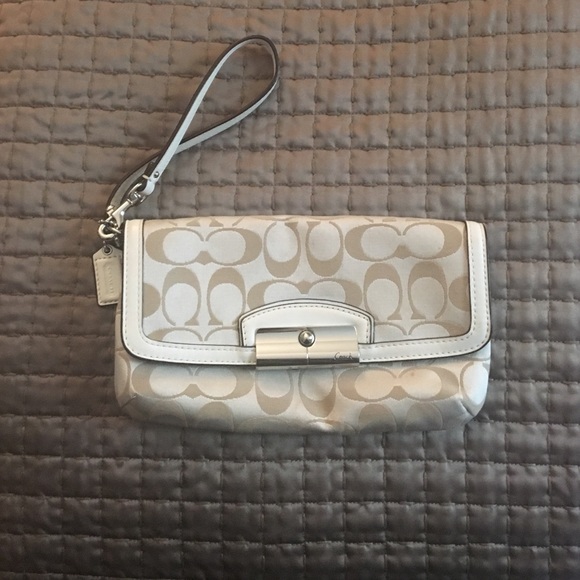 White Coach Wristlet