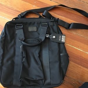 Black Tumi cross body