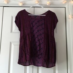 Summer high-low shirt