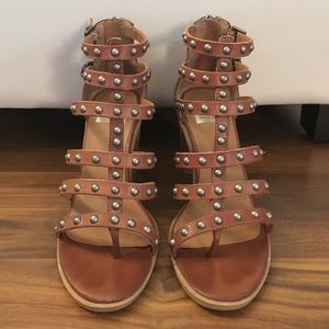 Dolce Vita Camel Studded Heel