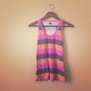Urban Outfitters BDG Racer Back Striped Tank