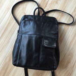 Wilsons Leather Black Backpack