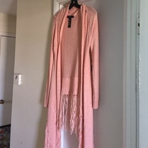 Forever 21 fringe cardigan