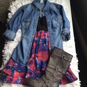 Host Pick🛍🎀😎Floral sweet heart neckline dress!