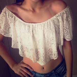 Lace top/bandeau