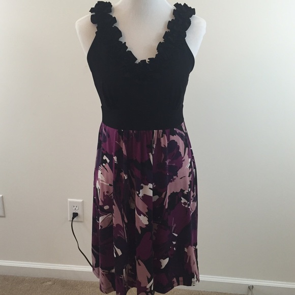 Apt. 9 Dresses & Skirts - Black and purple dress