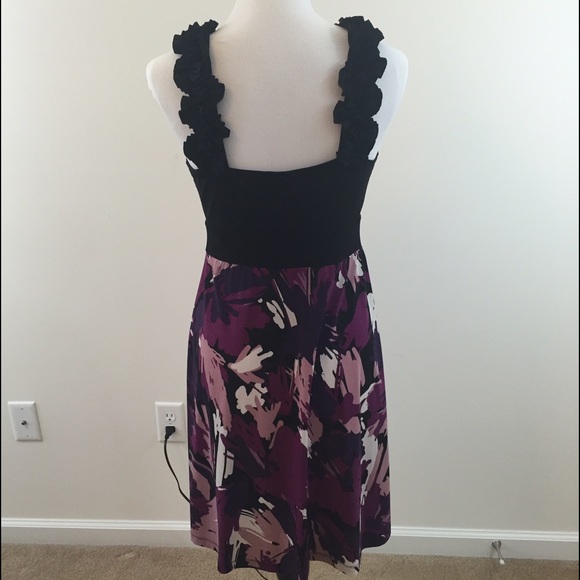 Black and purple dress - Picture 3 of 3