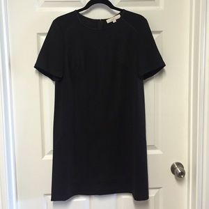 LOFT black shift dress