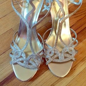 Nina Sparkly Gold Heels Nina Sparkly Gold Heels