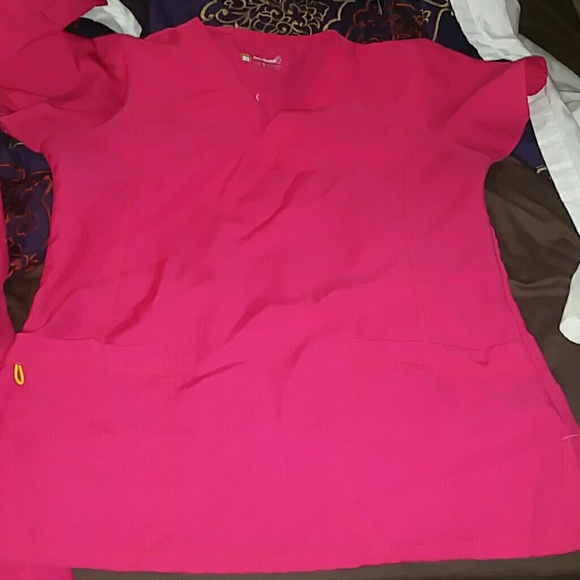 Spread good cheer scrub set pink - Picture 3 of 4