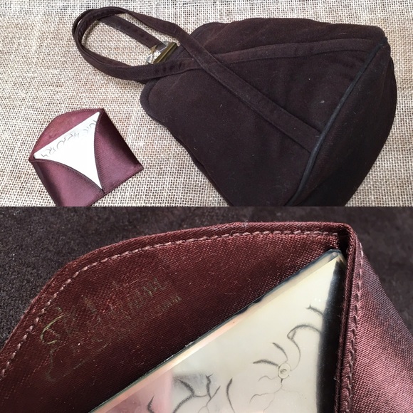 โโโจVintage Brown Triangular Handbag - Picture 4 of 4