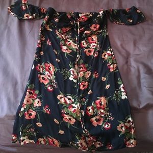 Flynn Skye off the shoulder dress