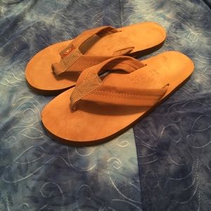 Rainbow Flip Flops