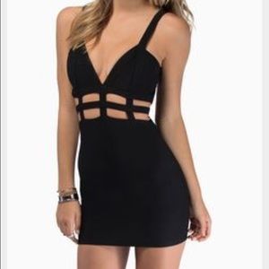 Black Tobi body con dress size small