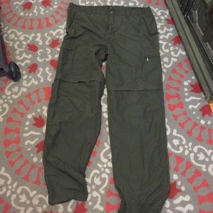 REI hiking pants with removable pant legs