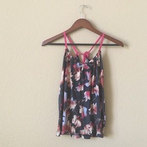 Urban Outfitters Ecoté Tie Floral Tank Top XS