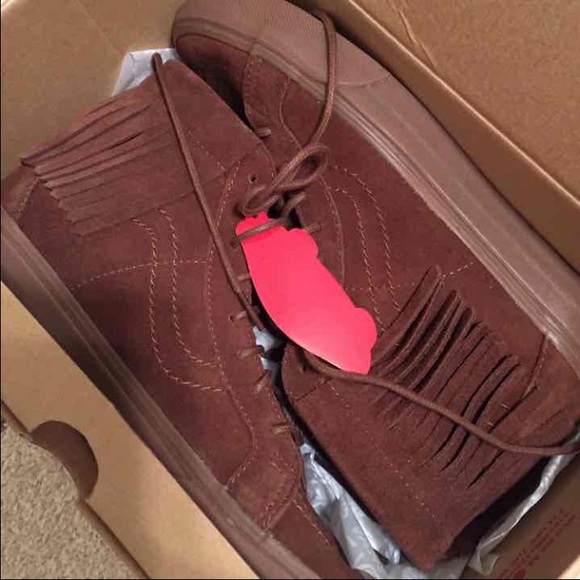 Vans fringe hi top Mocs