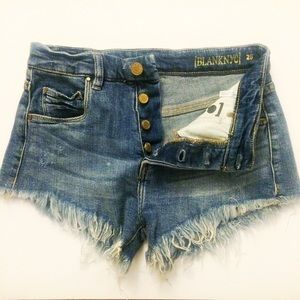 Blank NYC cutoffs Jean denim shorts. Size:25