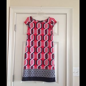 Geometric print dress