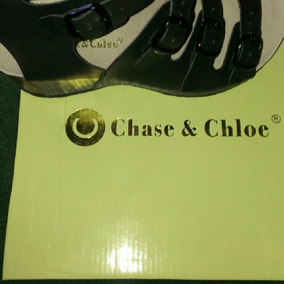 NIB Black Gladiator Style Sandals - Picture 3 of 8