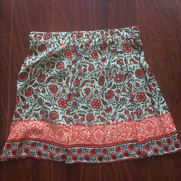 Floral Mini Skirt