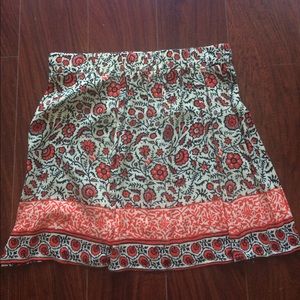 Floral Mini Skirt