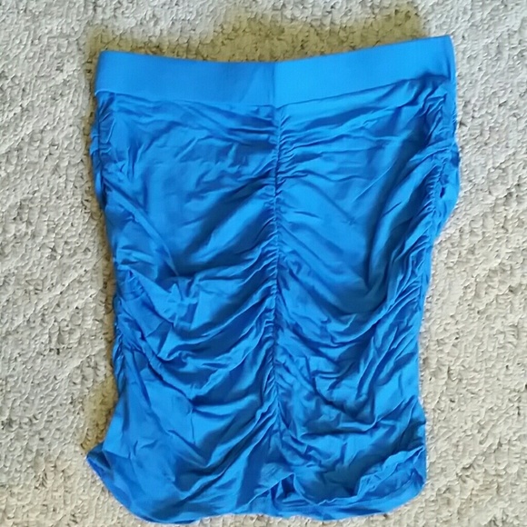 VS Rouched Cotton Pencil Skirt