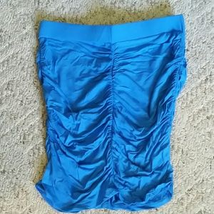 VS Rouched Cotton Pencil Skirt