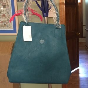 Beautiful Blue Lady Like Tote Bag