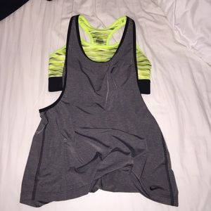 Nike Tank w/ sport bra