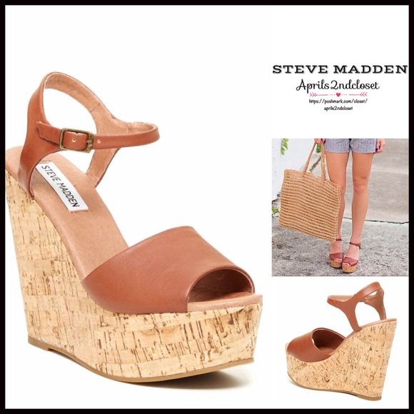 ❌SOLD❌❗️1-HOUR SALE❗️STEVE MADDEN SANDALS Wedge - Picture 5 of 8