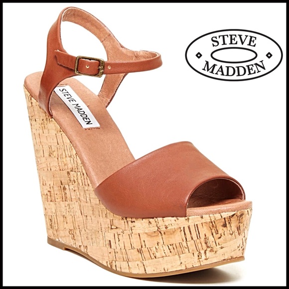 ❌SOLD❌❗️1-HOUR SALE❗️STEVE MADDEN SANDALS Wedge - Picture 2 of 8