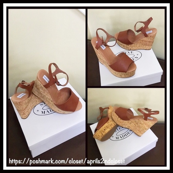 ❌SOLD❌❗️1-HOUR SALE❗️STEVE MADDEN SANDALS Wedge - Picture 4 of 8