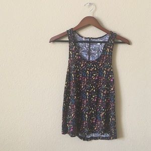 Urban Outfitters Silence+Noise Zip Down Racer Tank